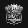 Woodsboro Badge-Womens-V-Neck-Tee-CarloJ1956