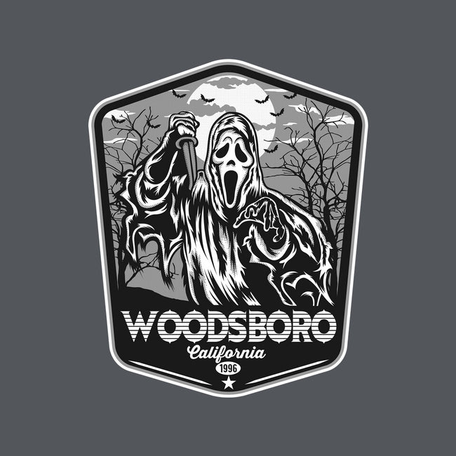 Woodsboro Badge-Mens-Premium-Tee-CarloJ1956