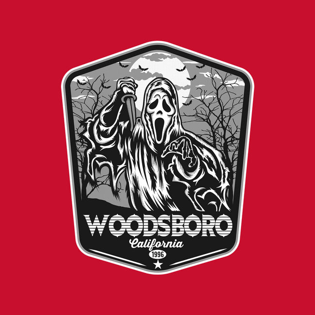 Woodsboro Badge-Mens-Premium-Tee-CarloJ1956