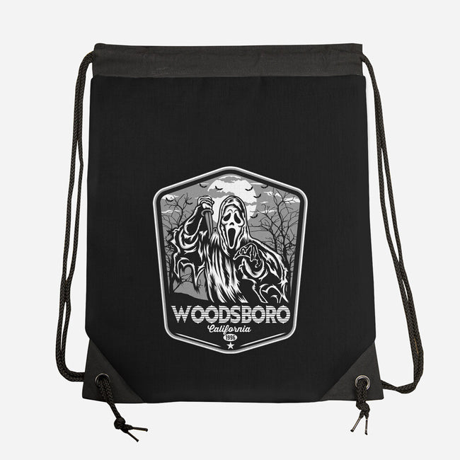 Woodsboro Badge-None-Drawstring-Bag-CarloJ1956