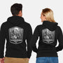 Woodsboro Badge-Unisex-Zip-Up-Sweatshirt-CarloJ1956