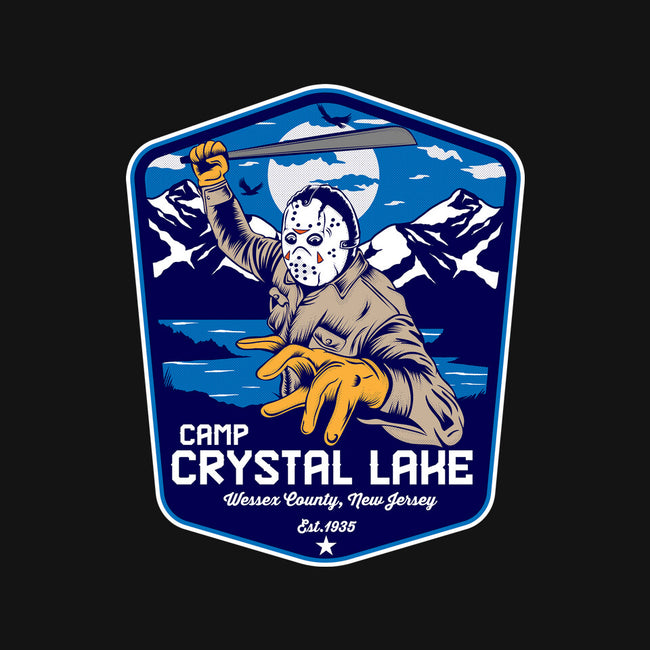 Camp Crystal Lake Badge-Womens-Racerback-Tank-CarloJ1956