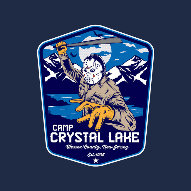 Camp Crystal Lake Badge-None-Fleece-Blanket-CarloJ1956