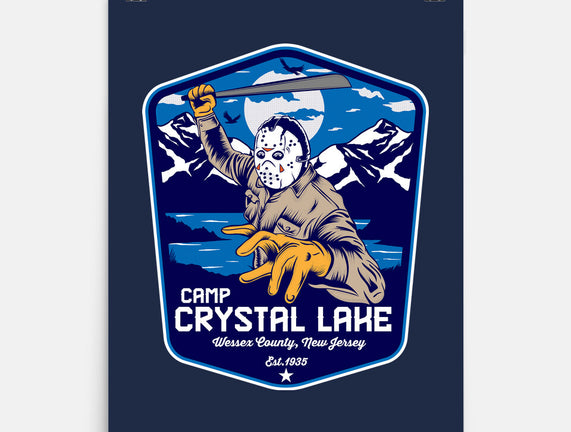 Camp Crystal Lake Badge