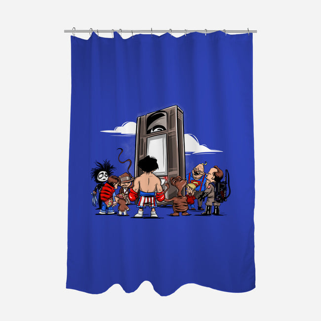 A Retro Odyssey-None-Polyester-Shower Curtain-zascanauta