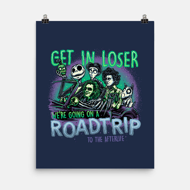 Road Trip To The Afterlife-None-Matte-Poster-glitchygorilla