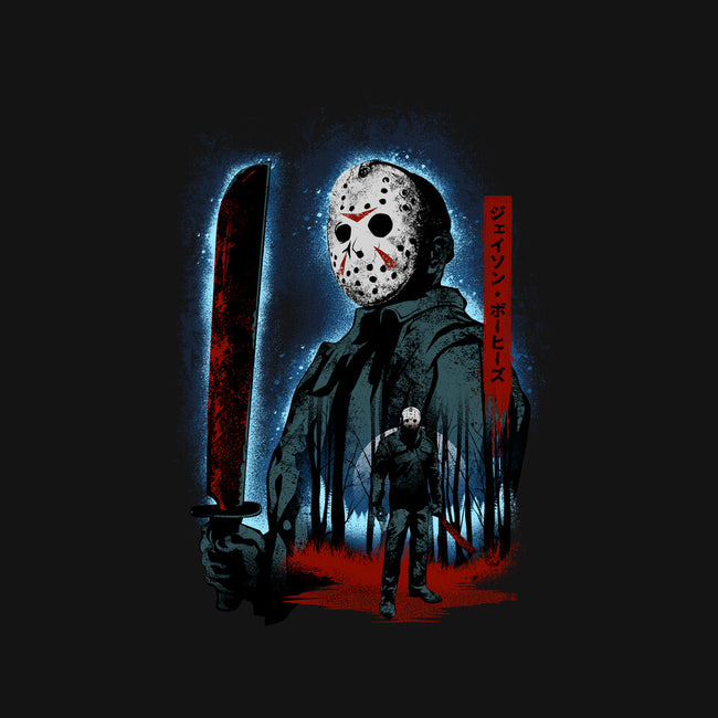 Attack Of Voorhees-None-Removable Cover w Insert-Throw Pillow-hypertwenty