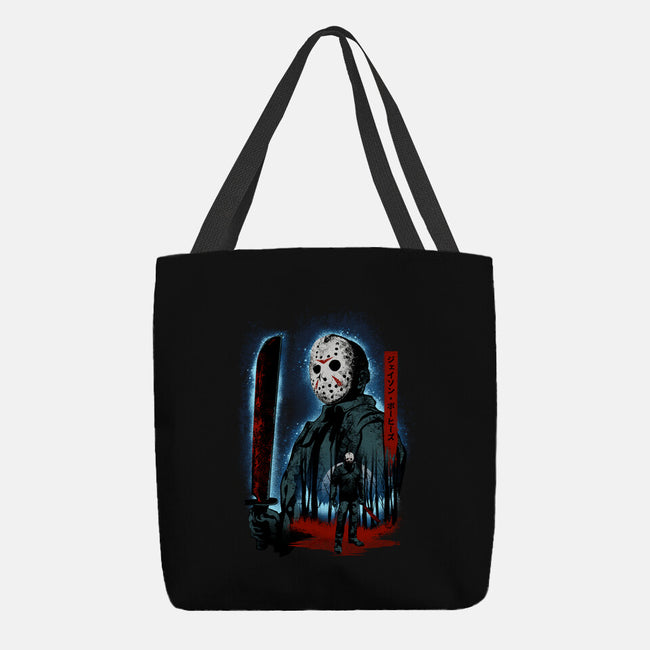 Attack Of Voorhees-None-Basic Tote-Bag-hypertwenty