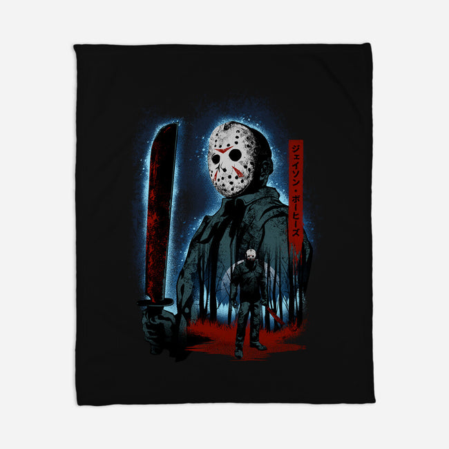 Attack Of Voorhees-None-Fleece-Blanket-hypertwenty