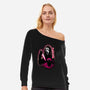 Attack Of Ghostface-Womens-Off Shoulder-Sweatshirt-hypertwenty