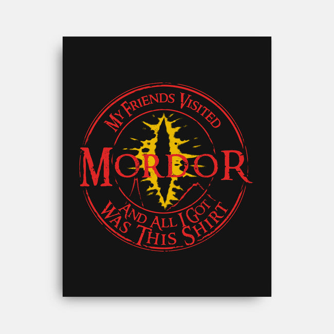 Mordor Souvenir-None-Stretched-Canvas-estudiofitas