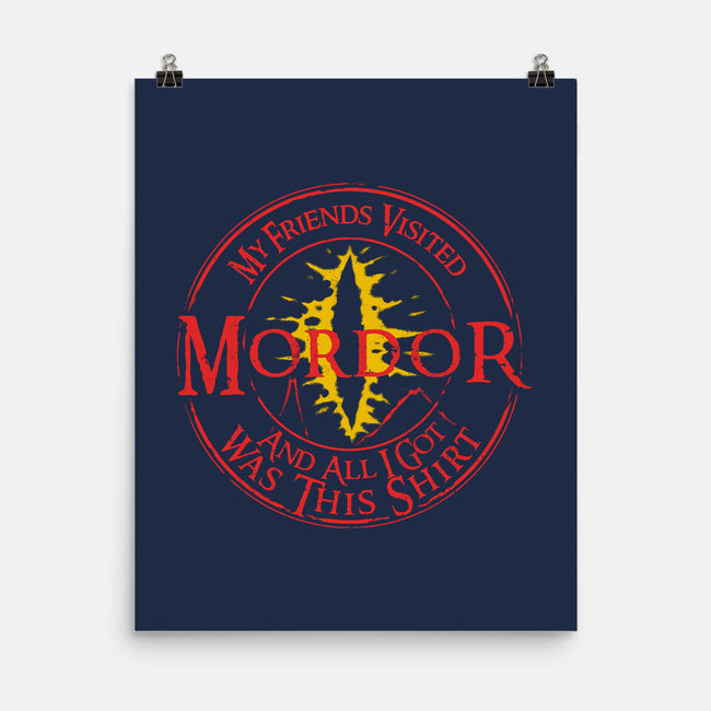 Mordor Souvenir-None-Matte-Poster-estudiofitas