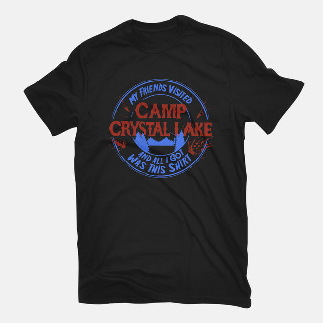 Camp Crystal Lake Souvenir-Unisex-Basic-Tee-estudiofitas