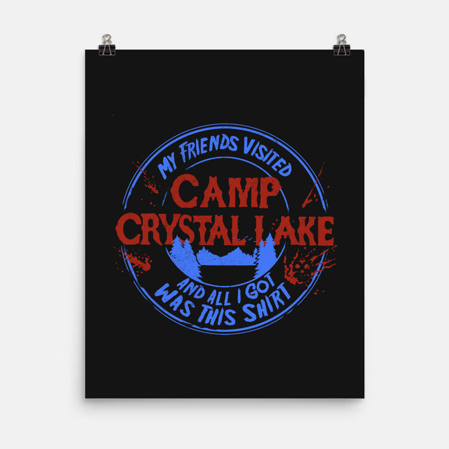 Camp Crystal Lake Souvenir-None-Matte-Poster-estudiofitas