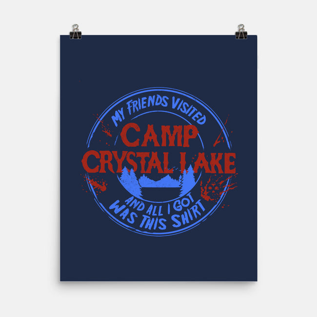 Camp Crystal Lake Souvenir-None-Matte-Poster-estudiofitas