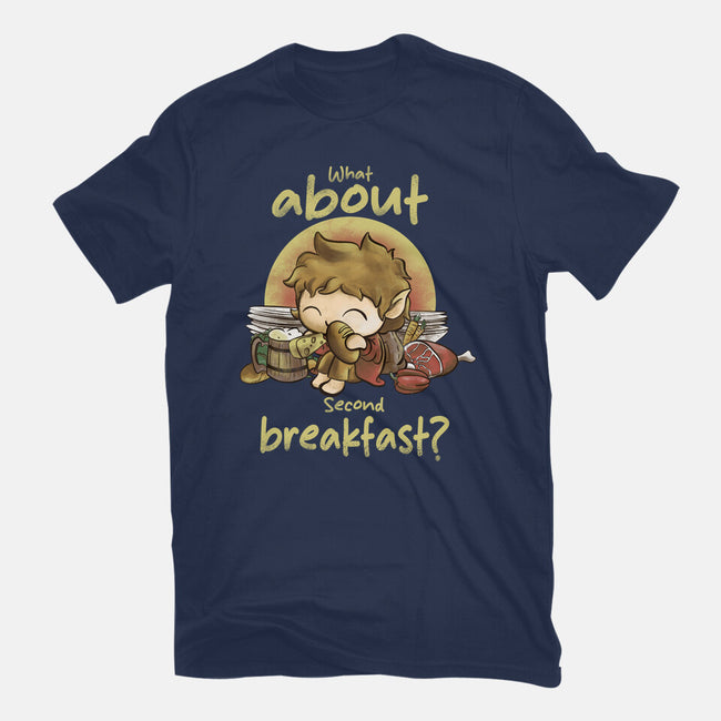 What About Second Breakfast-Womens-Fitted-Tee-fanfabio