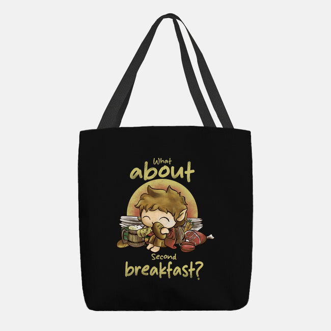 What About Second Breakfast-None-Basic Tote-Bag-fanfabio