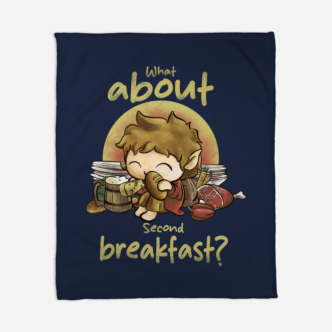 What About Second Breakfast-None-Fleece-Blanket-fanfabio