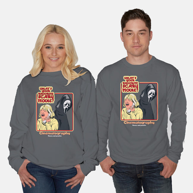 Cinematography-Unisex-Crew Neck-Sweatshirt-Claudia