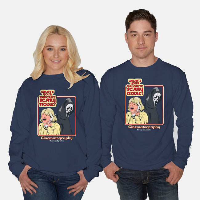 Cinematography-Unisex-Crew Neck-Sweatshirt-Claudia