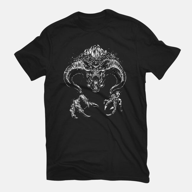 Demon Behind The Shadows-Womens-Basic-Tee-DrMonekers