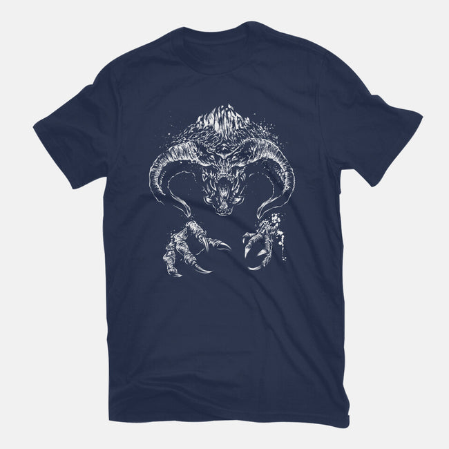 Demon Behind The Shadows-Womens-Basic-Tee-DrMonekers