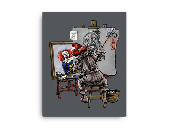 Triple Clown Portrait