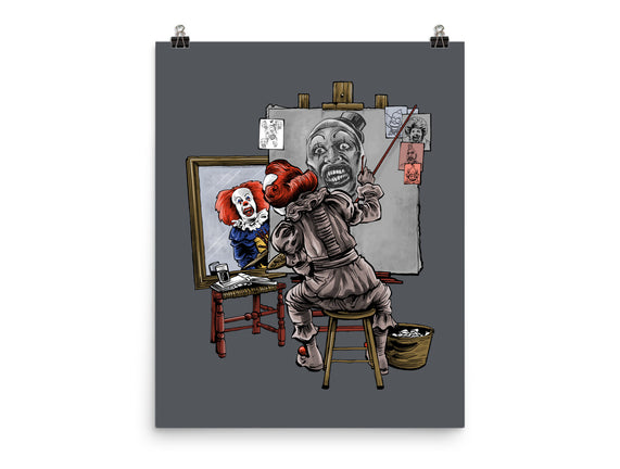 Triple Clown Portrait