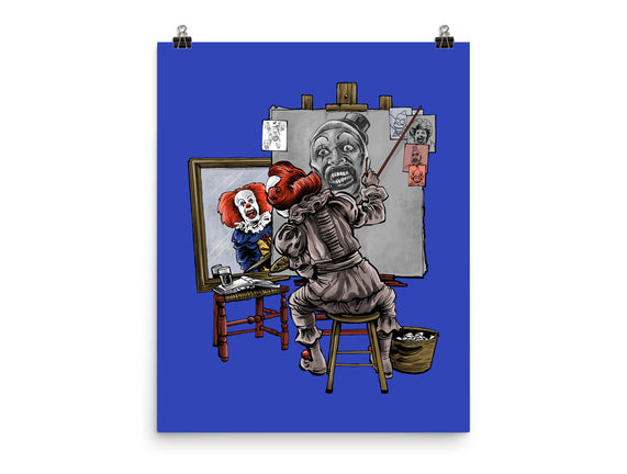 Triple Clown Portrait