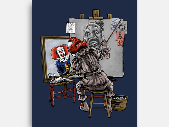 Triple Clown Portrait