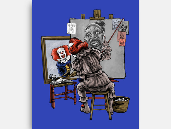 Triple Clown Portrait