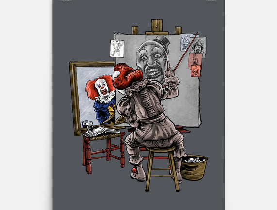 Triple Clown Portrait