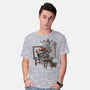 Triple Clown Portrait-Mens-Basic-Tee-zascanauta