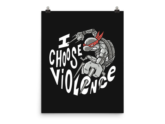 I Choose Violence Turtle