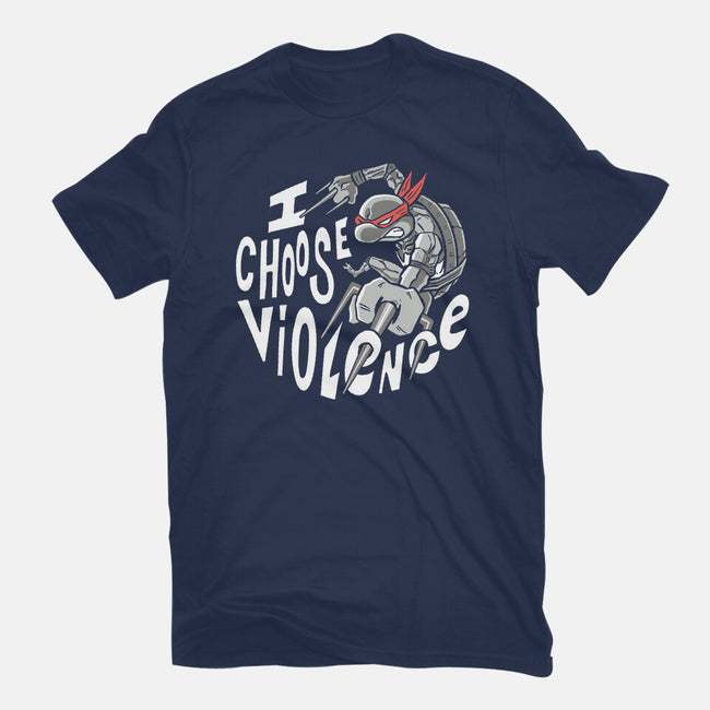 I Choose Violence Turtle-Mens-Premium-Tee-naomori