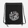 I Choose Violence Turtle-None-Drawstring-Bag-naomori