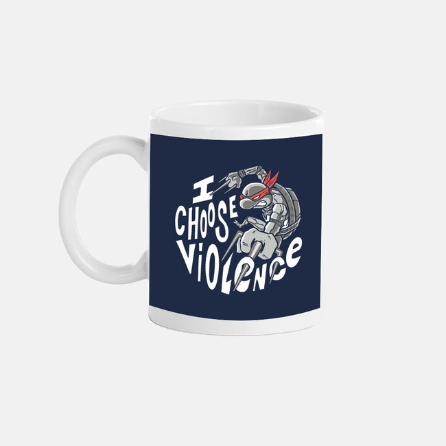 I Choose Violence Turtle-None-Mug-Drinkware-naomori