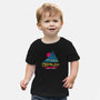 Crystal Lake Visions-Baby-Basic-Tee-rocketman_art