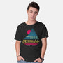 Crystal Lake Visions-Mens-Basic-Tee-rocketman_art