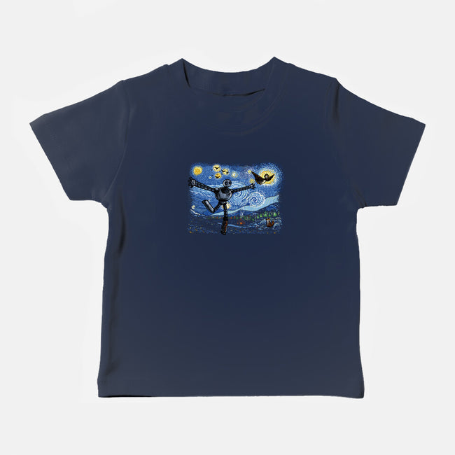 Starry Wild Night-Baby-Basic-Tee-Wenceslao A Romero