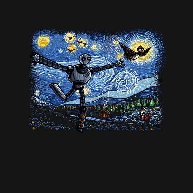 Starry Wild Night-Unisex-Crew Neck-Sweatshirt-Wenceslao A Romero