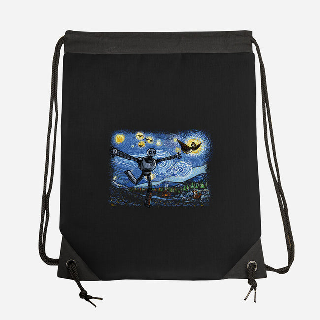 Starry Wild Night-None-Drawstring-Bag-Wenceslao A Romero