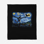 Starry Wild Night-None-Fleece-Blanket-Wenceslao A Romero