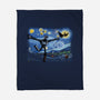 Starry Wild Night-None-Fleece-Blanket-Wenceslao A Romero