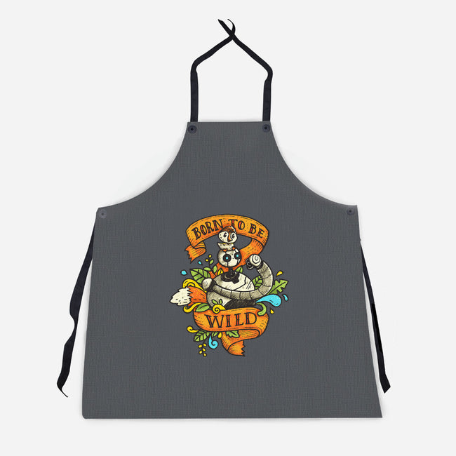 Born To Be Wild-Unisex-Kitchen-Apron-Wenceslao A Romero