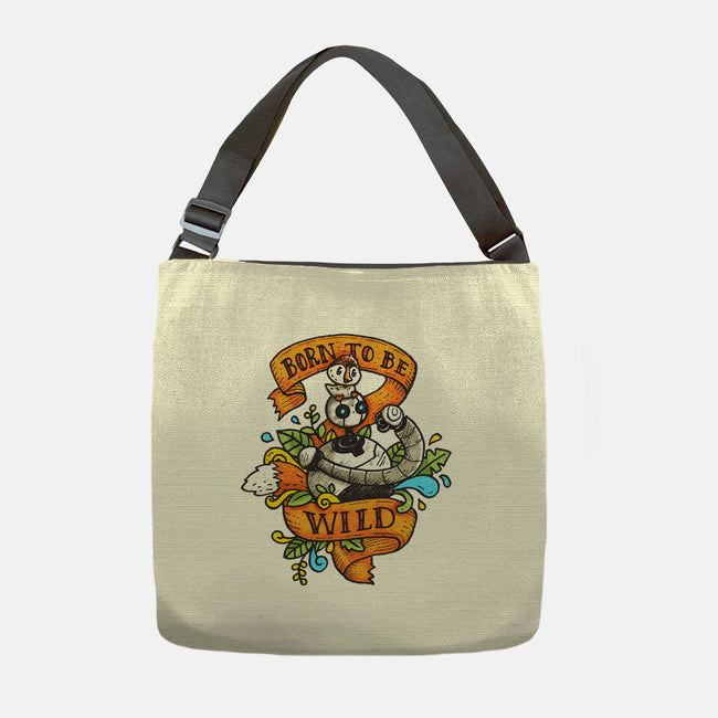 Born To Be Wild-None-Adjustable Tote-Bag-Wenceslao A Romero