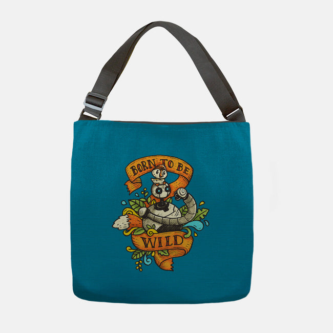 Born To Be Wild-None-Adjustable Tote-Bag-Wenceslao A Romero