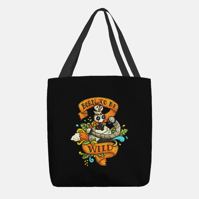 Born To Be Wild-None-Basic Tote-Bag-Wenceslao A Romero