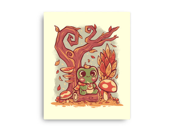 Cozy Autumn Days Frog