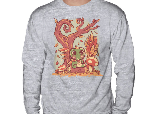 Cozy Autumn Days Frog